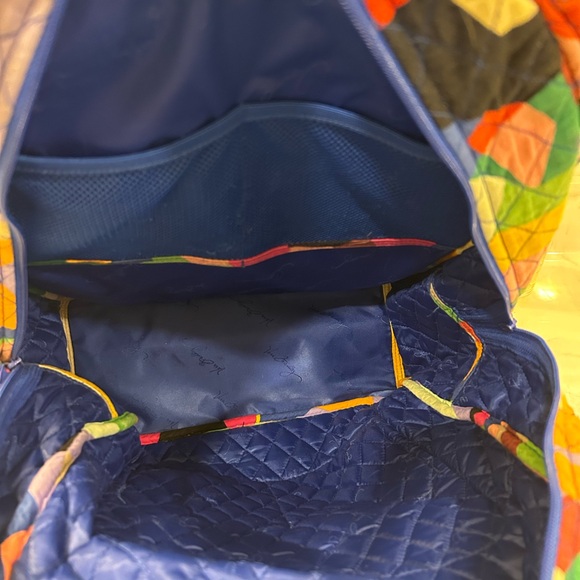 Vera Bradley Campus large backpack with padded back. Pop Art pattern. - Picture 7 of 13
